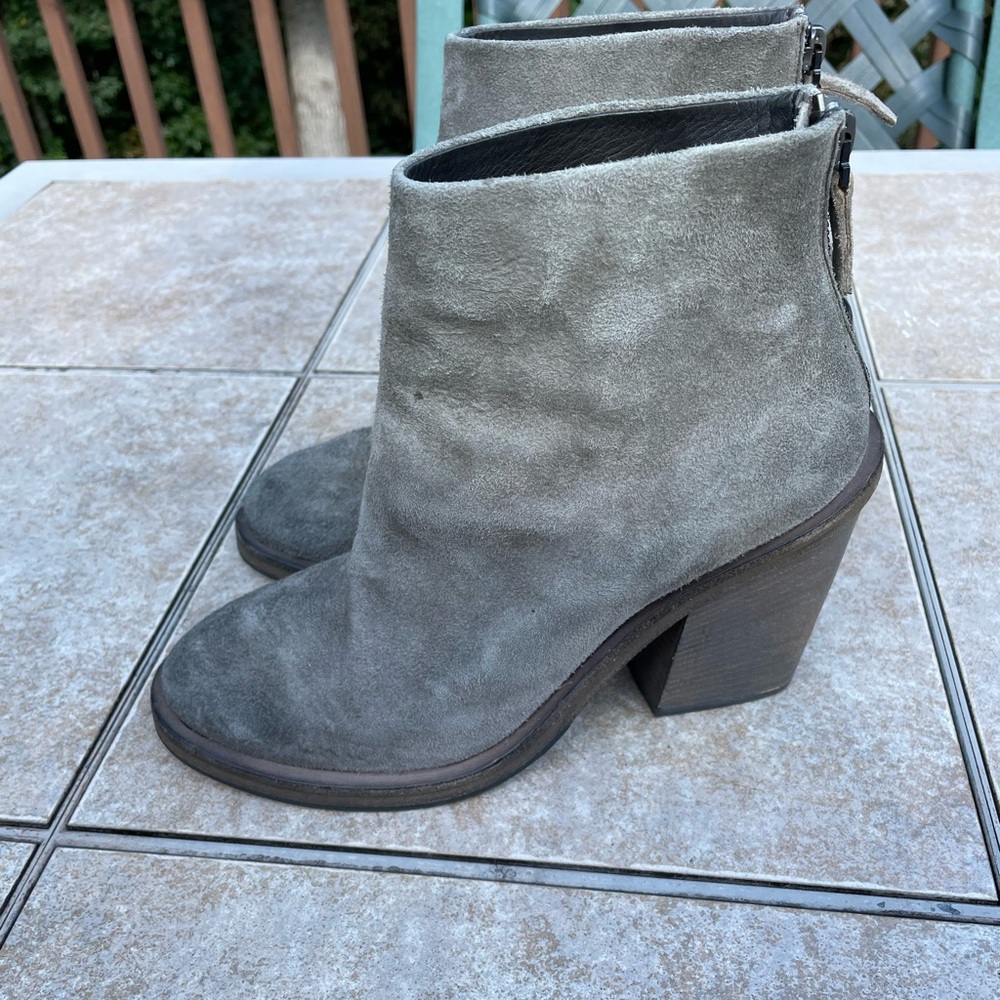 Marsell Grey Suede Ankle Boots